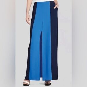 BCBG “Jane” long skirt blue + navy blue